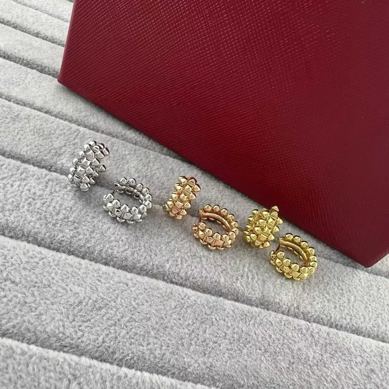 Pendientes de Plata 925 Chapados en Oro con Diseño de Hoja de Sauce para Mujer, Joyería Elegante, Clásica y Lujosa para Damas