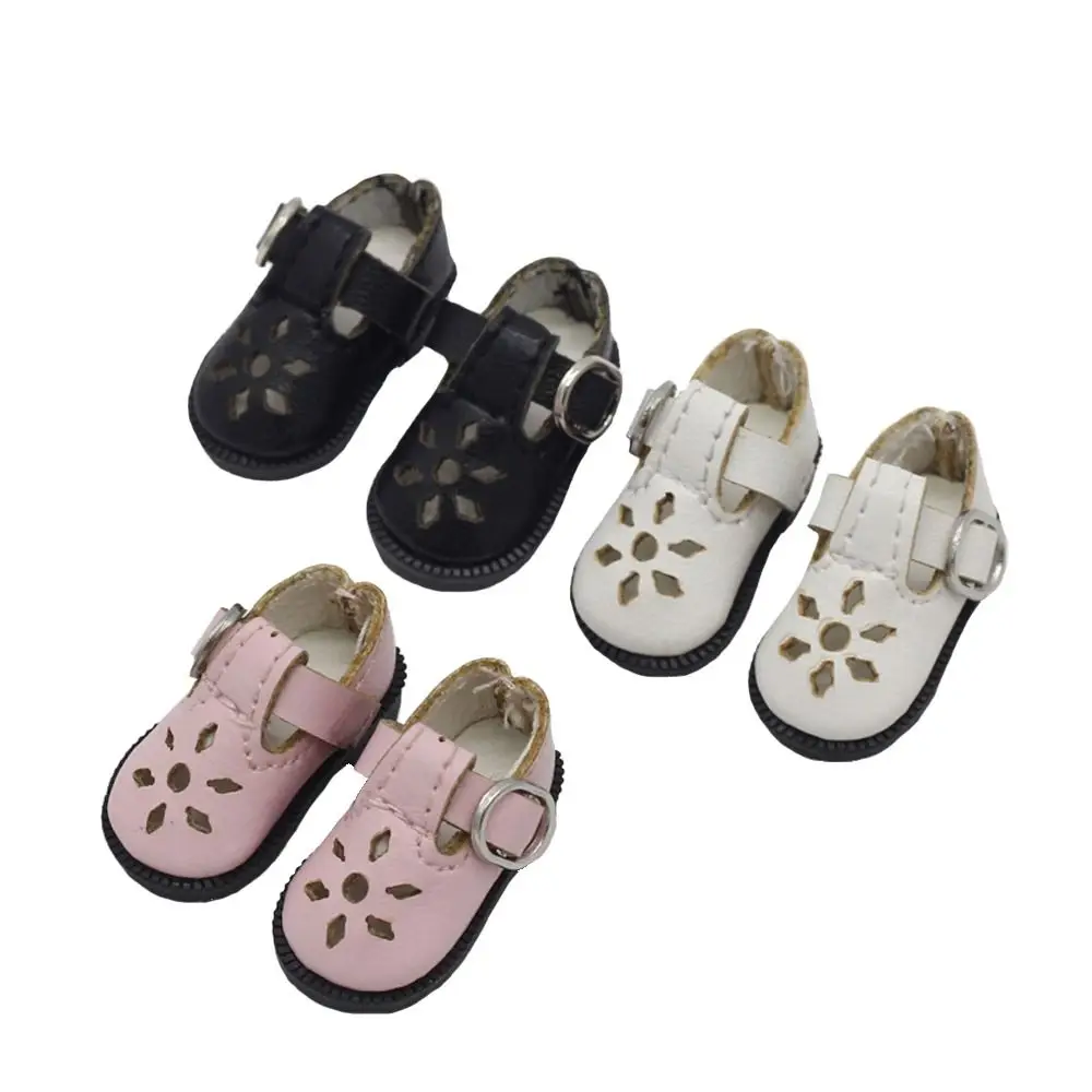 Zapatos de muñeca de 3,2 cm para muñeca de juguete Blythes, Mini zapatos de muñecas de cuero 1/8 para Blyth Azone BJD, accesorios de zapatos casuales