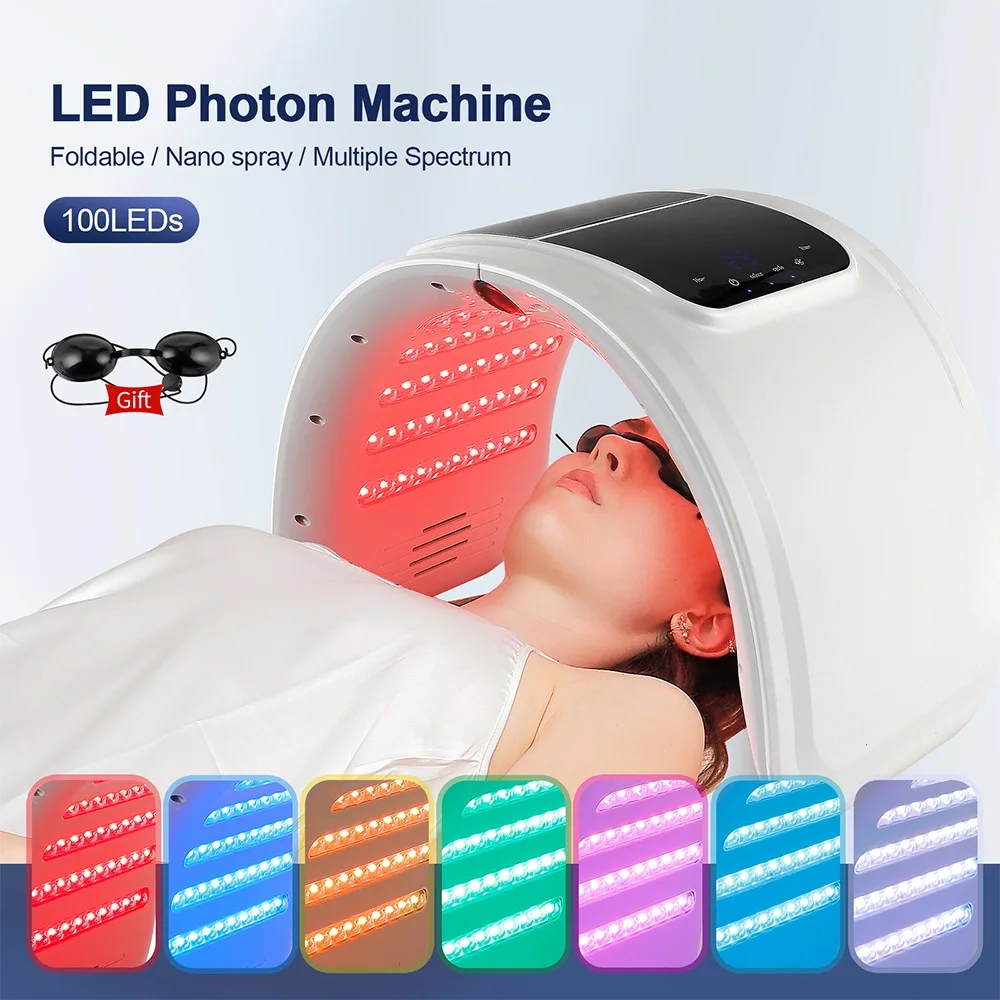 Foreverlily LED Photon Máquina de belleza facial Rejuvenecimiento de la piel Lifting Cuidado de la piel facial y corporal Masajeador de spa