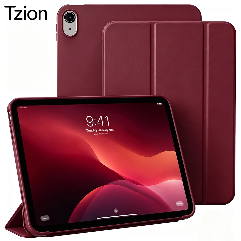 Para Apple iPad (A16) 11ª y 10ª Generación 10.9'' / 11'' 2022 2025, Funda Magnética Inteligente con Tapa, Función de Activación/Desactivación Automática, Funda Suave para Tablet