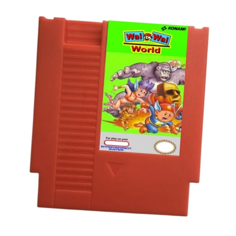 Cartucho de juego Wai World en inglés para consola NES, tarjeta de videojuegos de 72 pines