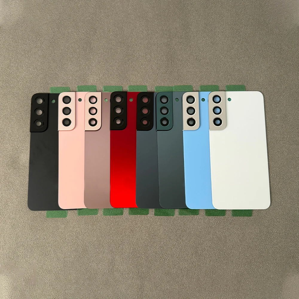 Carcasa Trasera de Repuesto para Samsung Galaxy S22, Tapa de Batería, Panel Trasero para S22 SM-S901