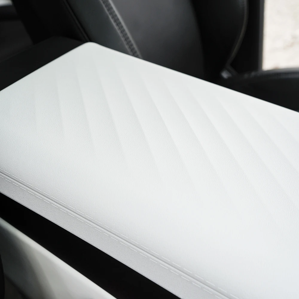 Funda Protectora de TPE para Consola Central y Reposabrazos TEKSY para Tesla Model Y L / Y Juniper 2026 y Model 3 Highland