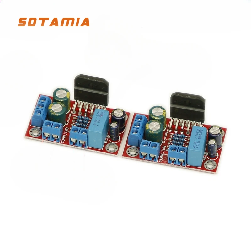 SOTAMIA-Amplificador DE POTENCIA LM3886TF, placa de Audio 2,0, Amplificador estéreo, Amplificador de sonido, Amplificador Digital, cine en casa, 68Wx2