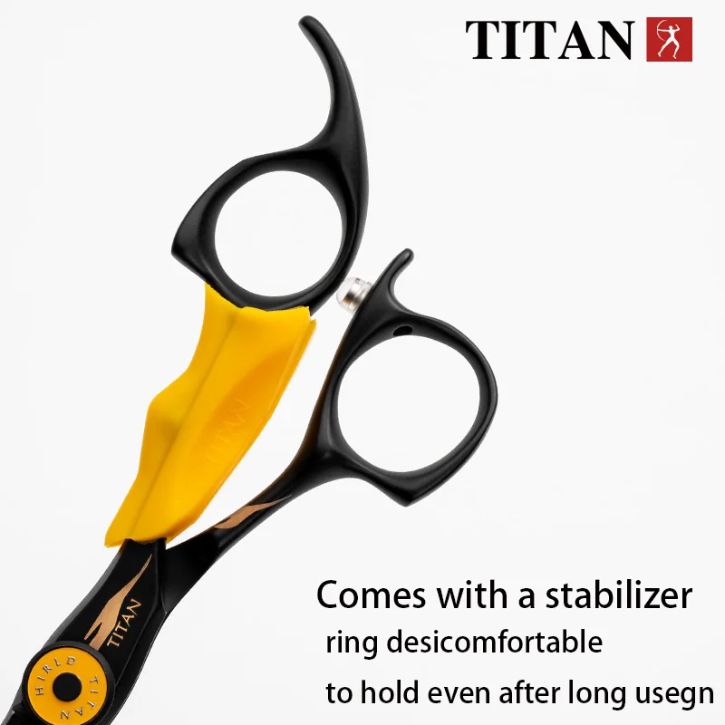 Tijeras de Peluquería TITAN, Tijeras Profesionales para Cortar el Cabello, Tijeras de Entresacar, Acero VG10