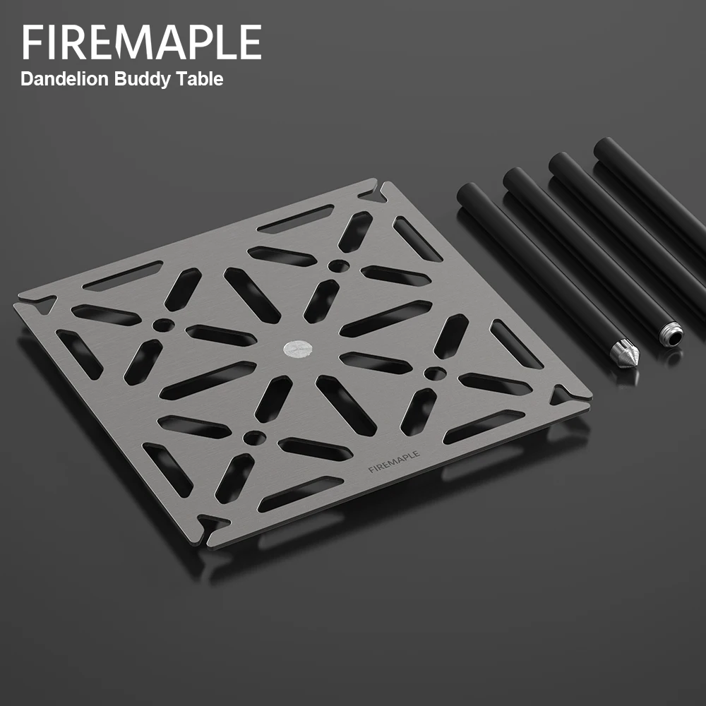 Fire-Maple Dandelion Buddy Table Camping aluminio desmontable ajustable Mini mesa plegable al aire libre para senderismo mochilero