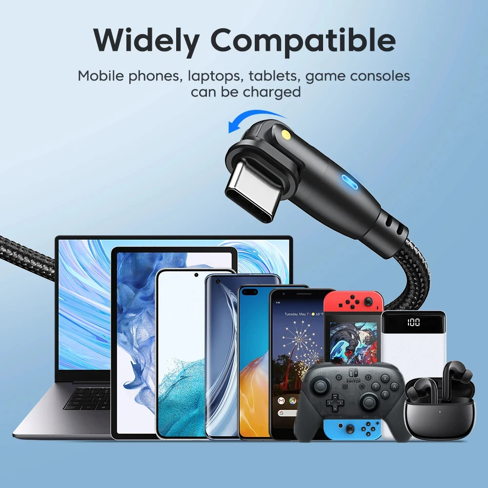 NNBILI Cable USB tipo C para Huawei P70 Xiaomi 14 3A Cable de carga rápida cargador tipo C Cable de datos para Samsung POCO realme Oneplus
