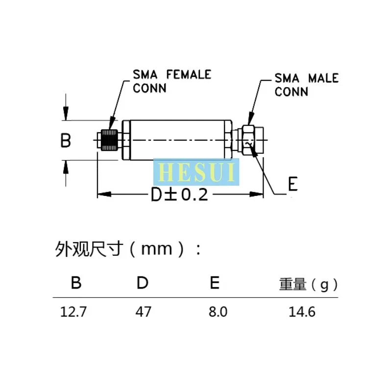 Módulo de filtro RF BPF de 400MHz-475MHz 433MHz, módulo de filtro de paso de banda de transmisión de imagen inalámbrica UAV para microondas, carcasa CNC Al