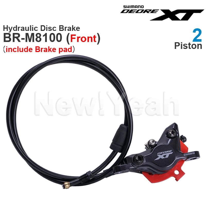 SHIMANO DEORE XT M8100 freno de disco hidráulico 2 pistones BL-M8100 palanca de freno BR-M8100 piezas de pinza de freno originales