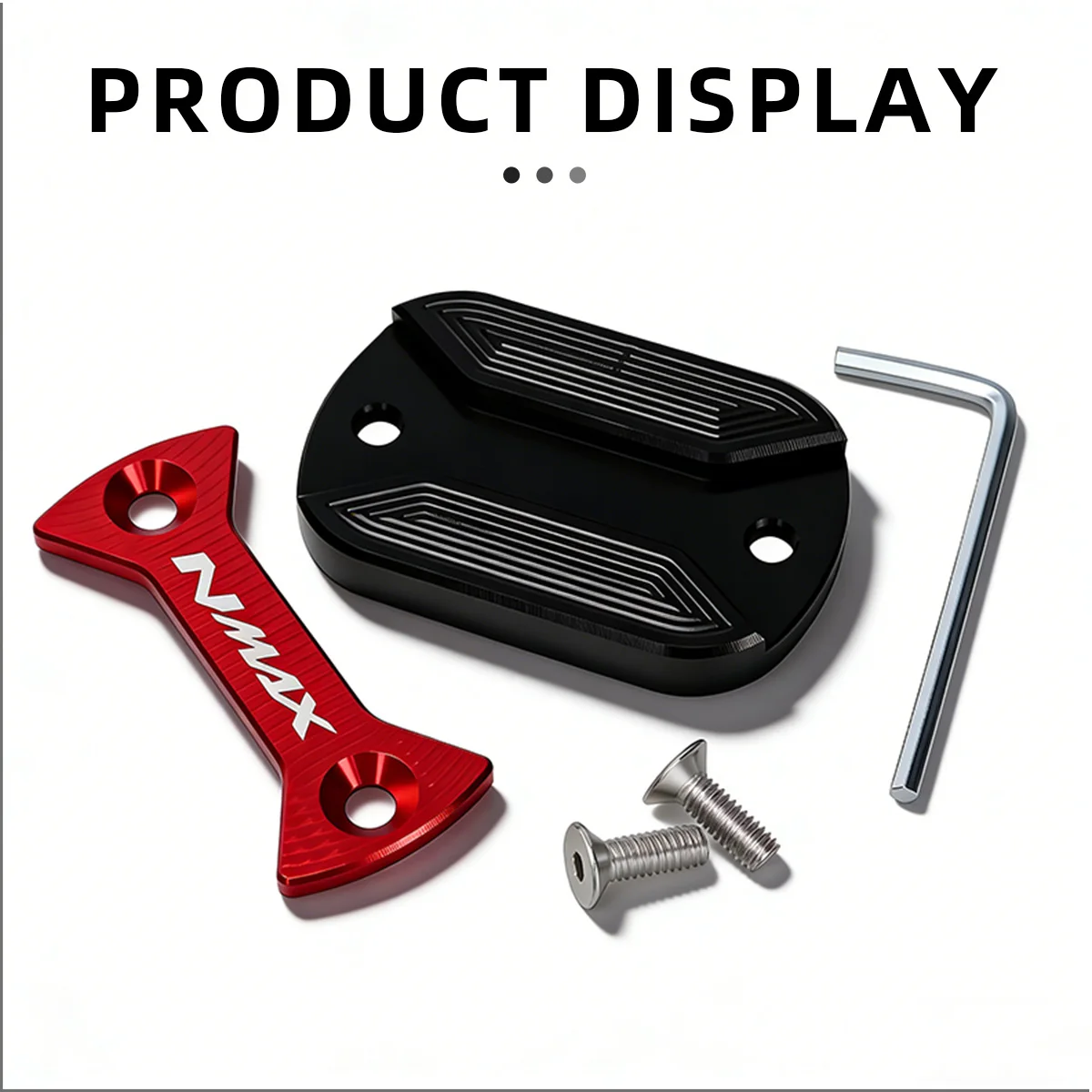 1X Tapa Protectora para Depósito de Líquido de Frenos Delantero de Motocicleta para YAMAHA NMAX125 NMAX155 NMAX N-max 125 155 NMAX 2015-2023