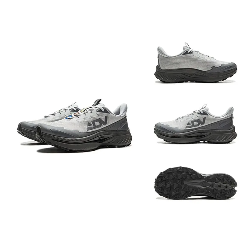 Li-Ning BEN XIAO - Zapatillas de trail running para hombre, repelentes al agua, transpirables, con soporte estable, para deportes de montaña, ARNV015