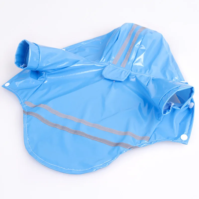 Ropa para perros, impermeables con capucha, tira reflectante, abrigo de lluvia para perros, chaquetas impermeables, ropa transpirable para exteriores para cachorros, impermeable