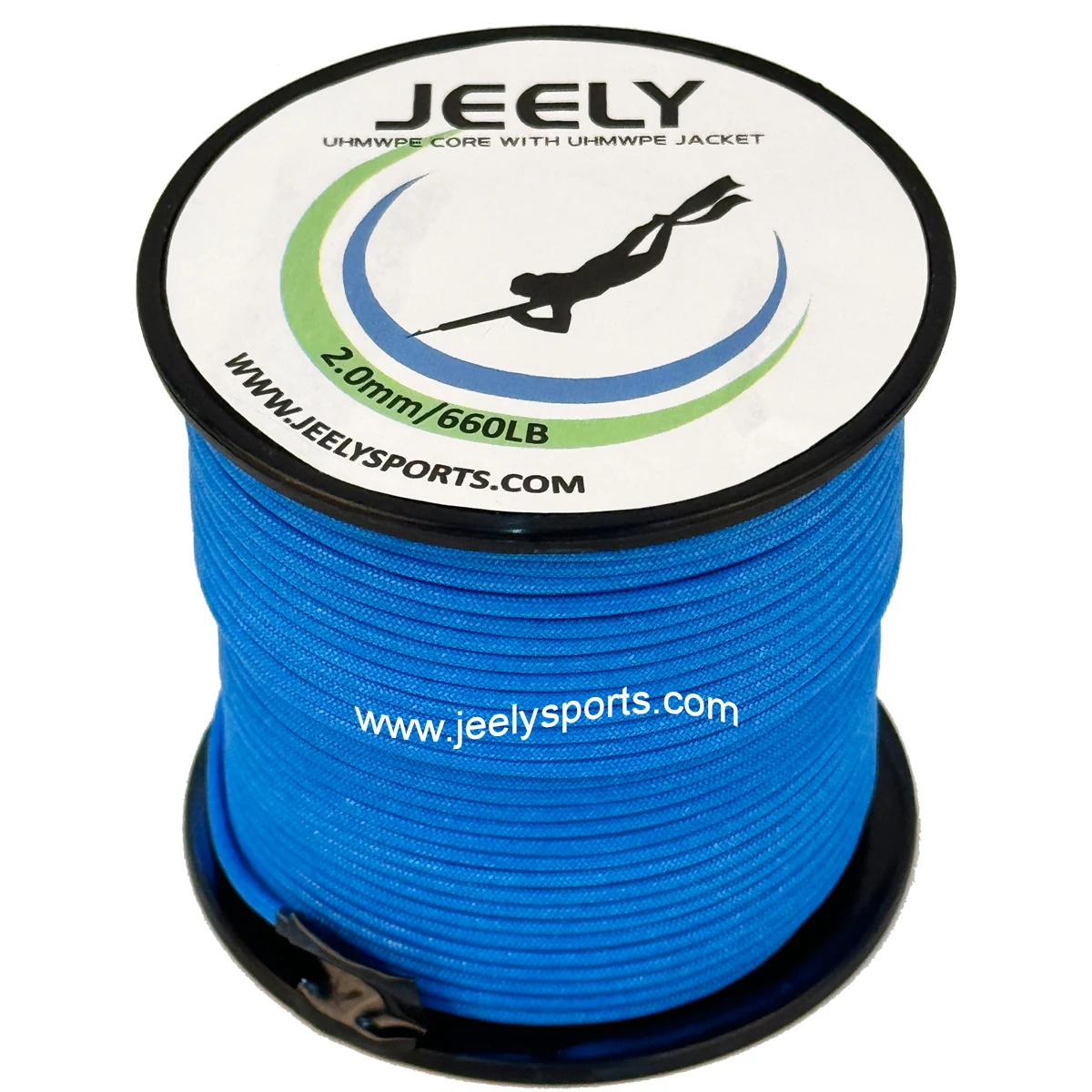 Núcleo UHMWPE de 2 mm y 10 m con cuerda de funda de cubierta Uhmwpe para sedal de pesca submarina