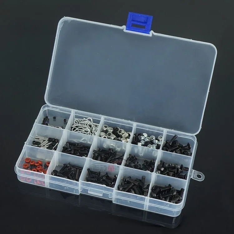 500 Uds Kit de tornillos Universal RC juego surtido de tornillos sujetadores de Hardware para Traxxas Axial Redcat HPI Arrma Losi 1/8 1/10 1/12