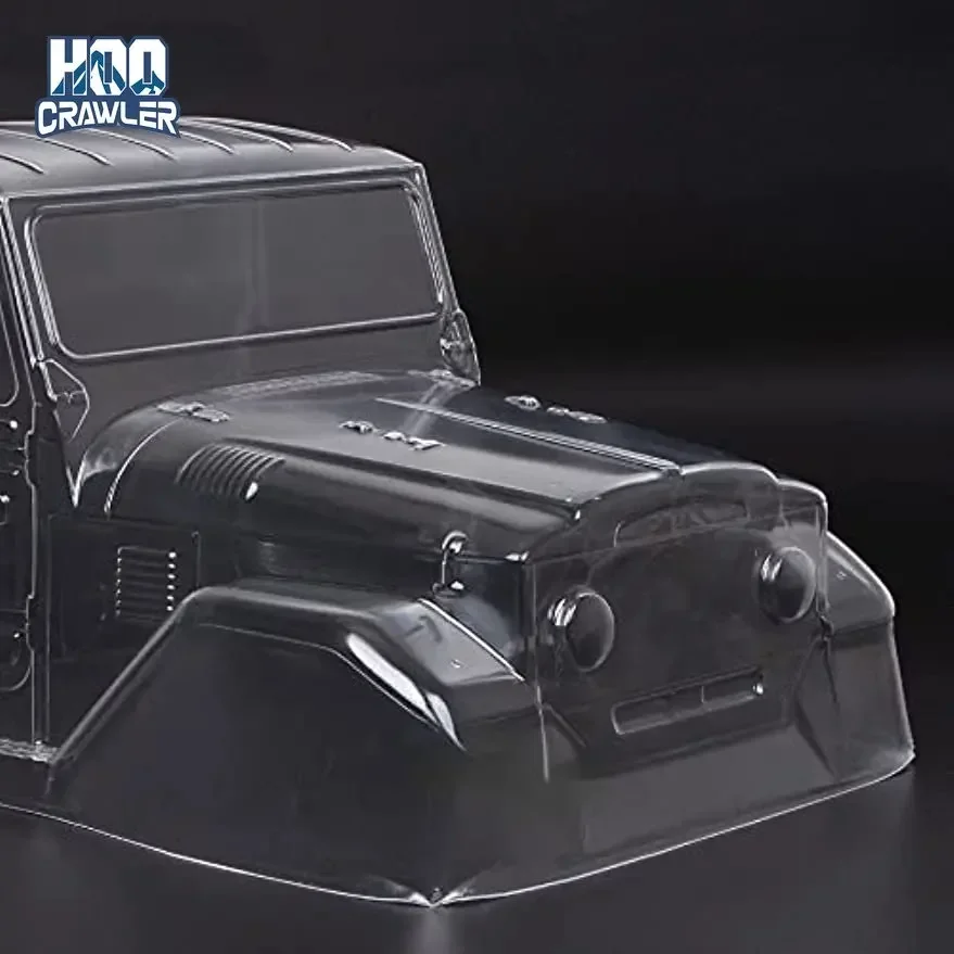 HooCrawler 1/10 1965 Toyota FJ40 camión cabina PC cuerpo transparente para RC Crawler Axial SCX10 TRX4 YIKONG 4102 RGT 86100 Redcat GEN8