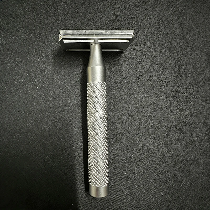 Maquinilla de Afeitar de Doble Filo de Acero Inoxidable 316 para Hombre con 5 Cuchillas - Herramienta de Afeitado Ecológica y Duradera