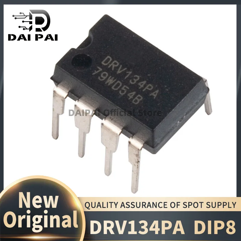 (10 unids/lote) 100% nuevo DRV134PA DRV134P DRV134 DIP8 Chipset de controlador de línea equilibrada de Audio