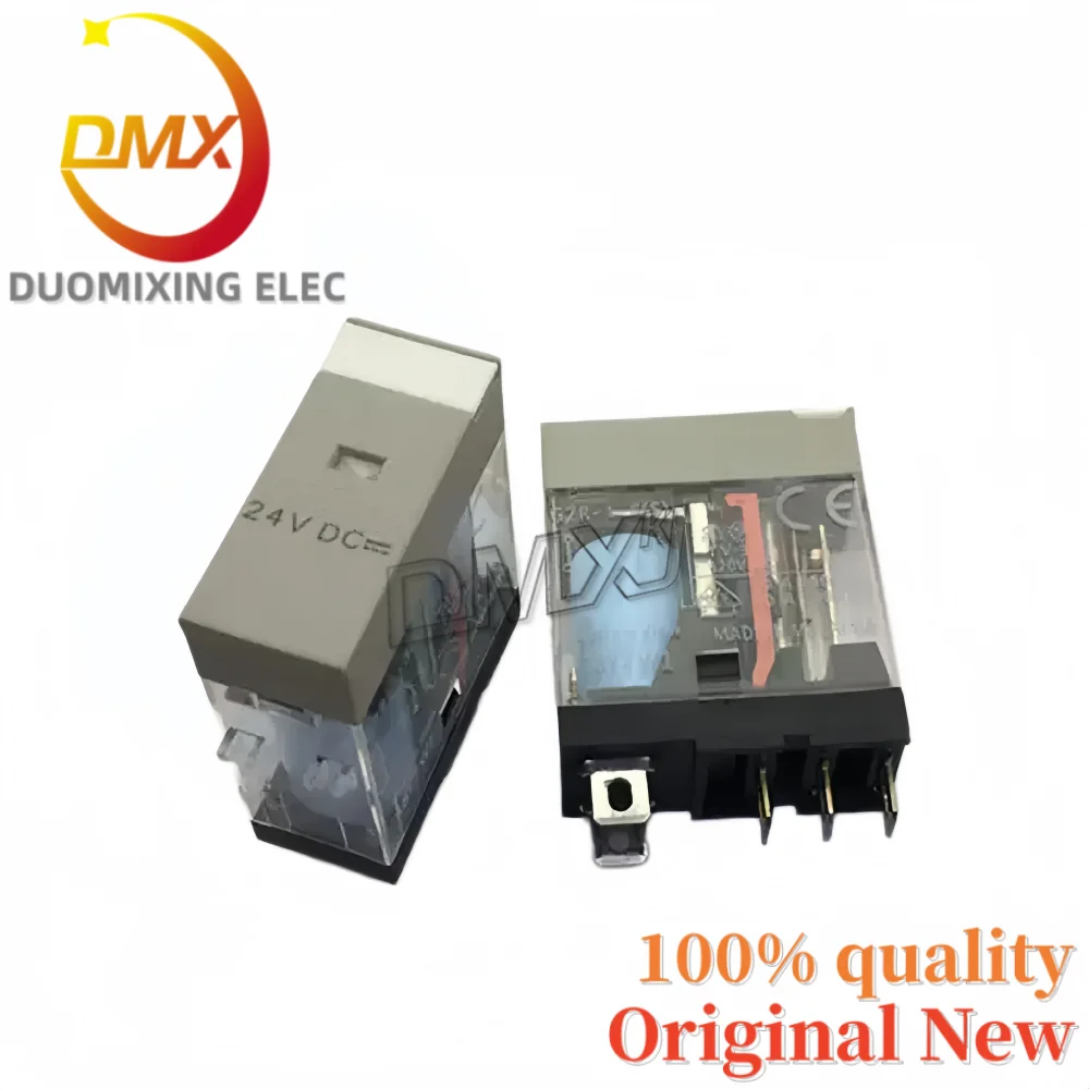 10 piezas/lote de relés de conversión originales G2R-1-S(S) 10A 24VDC12VDC de 5 pines, juego de relés de conversión P2RFZ-05-E 05 Base