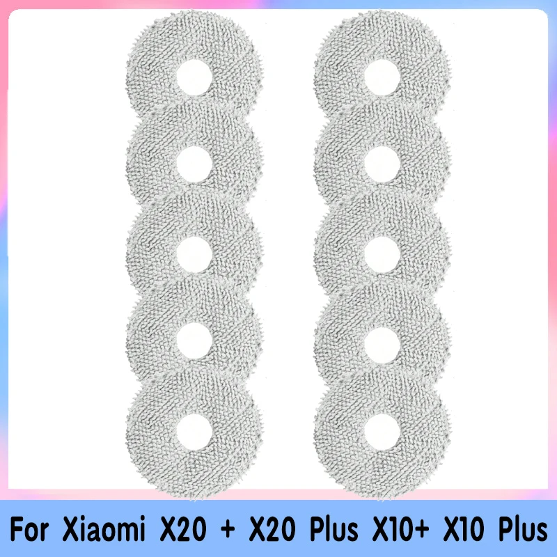 Paño de fregado para robot aspirador Xiaomi X20+, X20 Plus, X10+, X10 Plus, piezas para Dreame Bot L10s Pro, L10s Ultra, S10, S10 Pro, L20 Ult