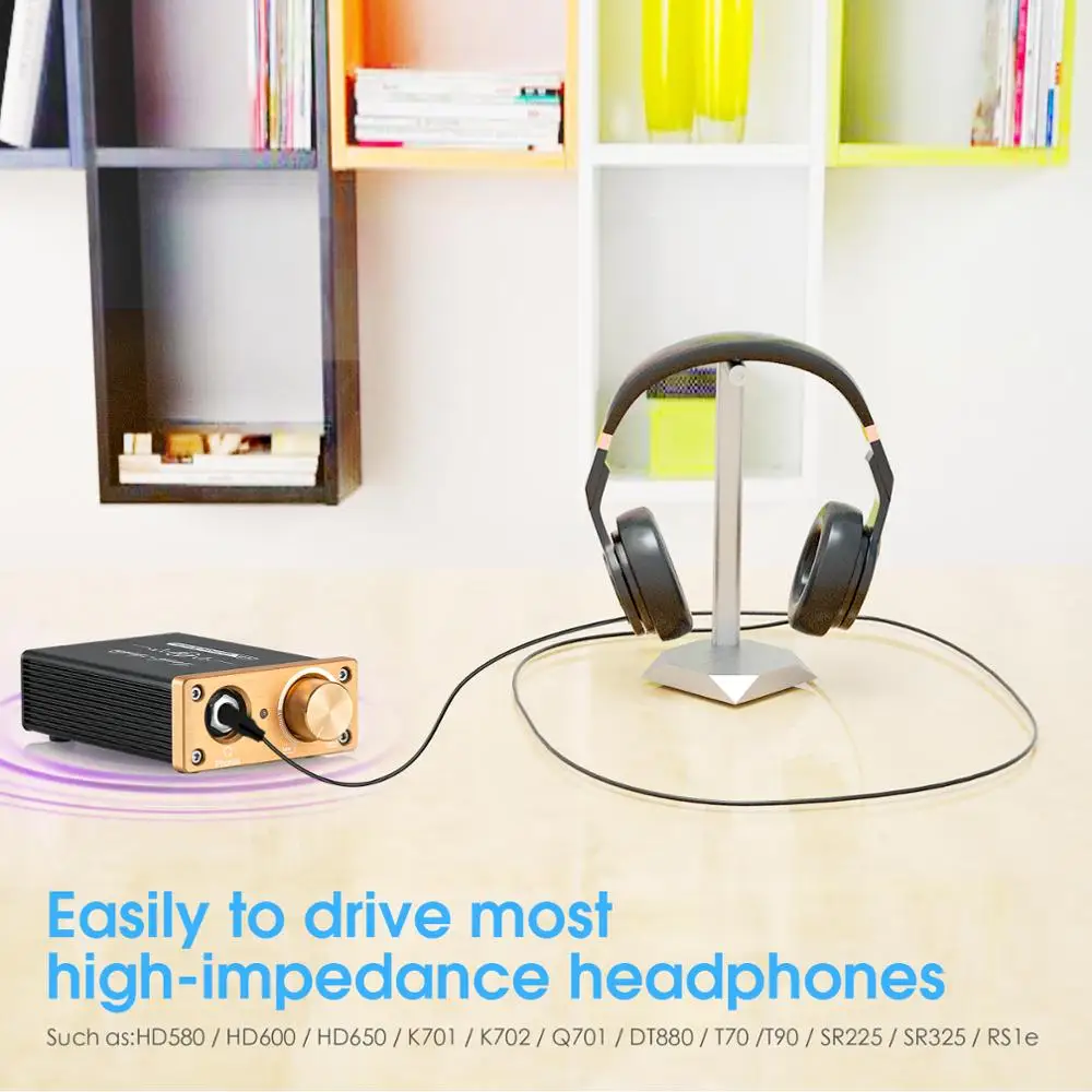 Douk Audio U3 Mini amplificador de auriculares Clase A pura HiFi amplificador estéreo de escritorio doméstico ultracompacto para auriculares HD580/HD600/HD650