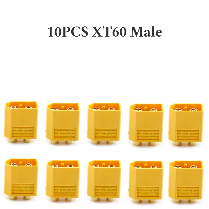 Conectores XT60 de 10/20 piezas, conectores macho y hembra XT60, enchufes de alimentación para baterías Lipo RC, coches de control remoto, aviones