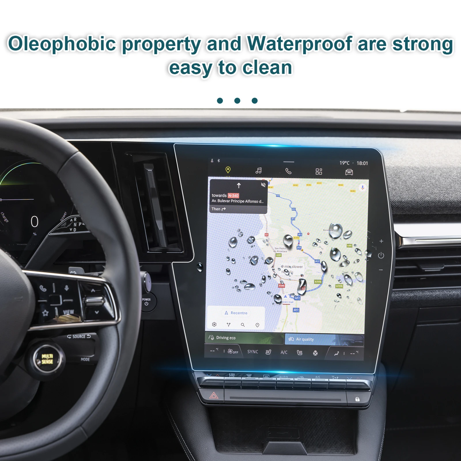 Protector de Pantalla Nano LFOTPP para Renault Megane E-Tech/Austral, Pantalla de Navegación para Automóvil, Accesorios para Renault Megane