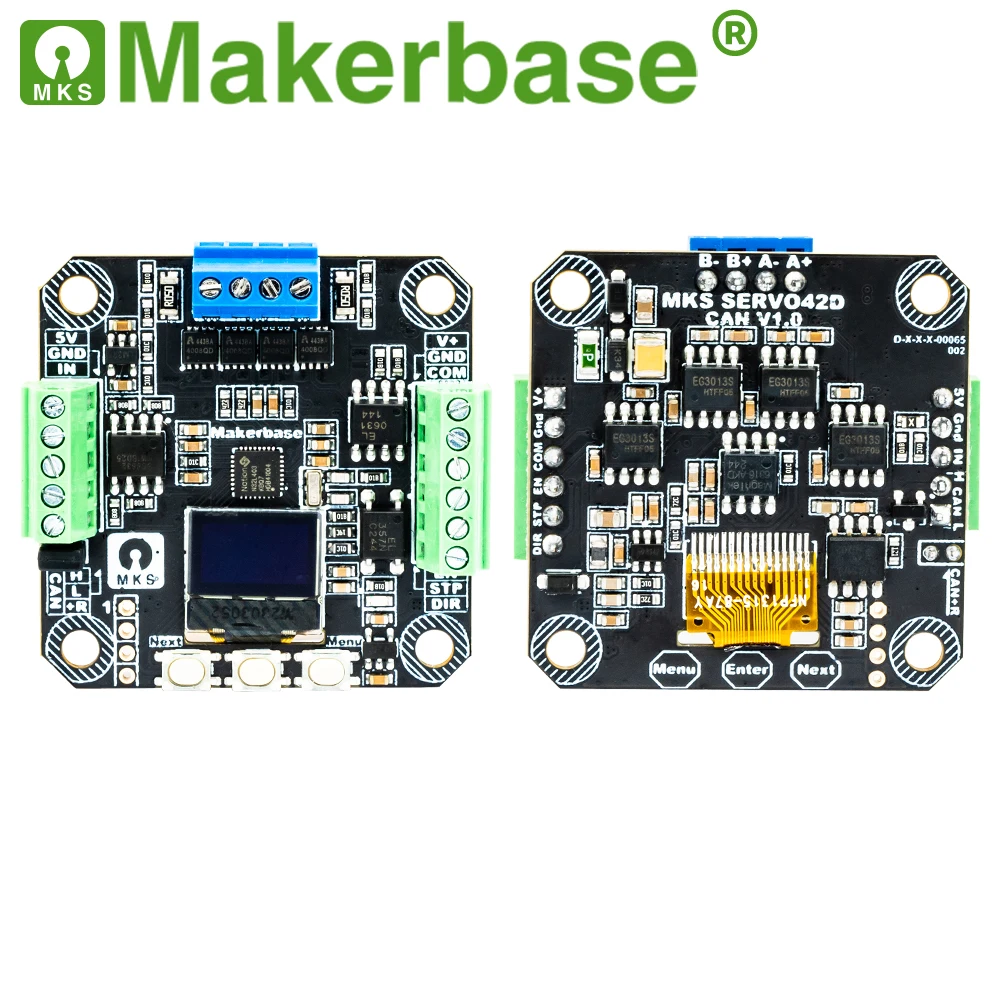 Makerbase MKS SERVO42D NEMA17 controlador de Motor paso a paso de circuito cerrado impresora 3D CNC para Gen_L FOC silenciosa y eficiente