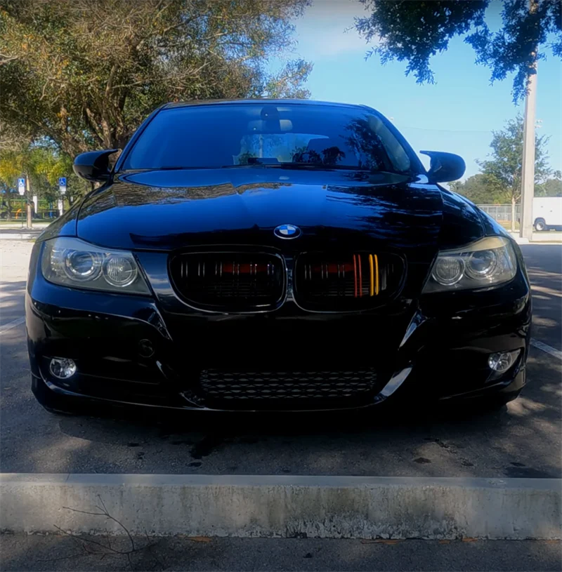 Retrovisor lateral de alta calidad estilo M3 M bocina diseño de fibra de carbono cubierta de espejo para BMW 1 3 Series E81 E82 E87 E88 E90 E91 E92 E93
