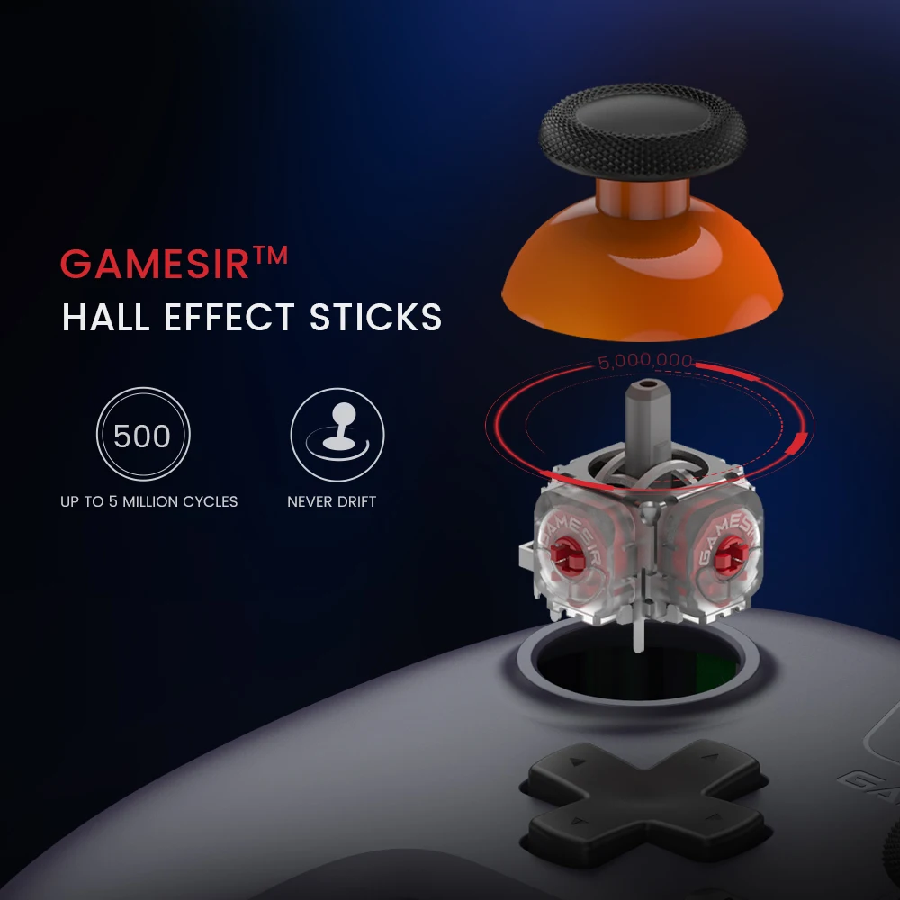 GameSir Nova Lite Switch controlador de juegos efecto Hall Gamepad para Nintendo Switch iPhone Android teléfono móvil