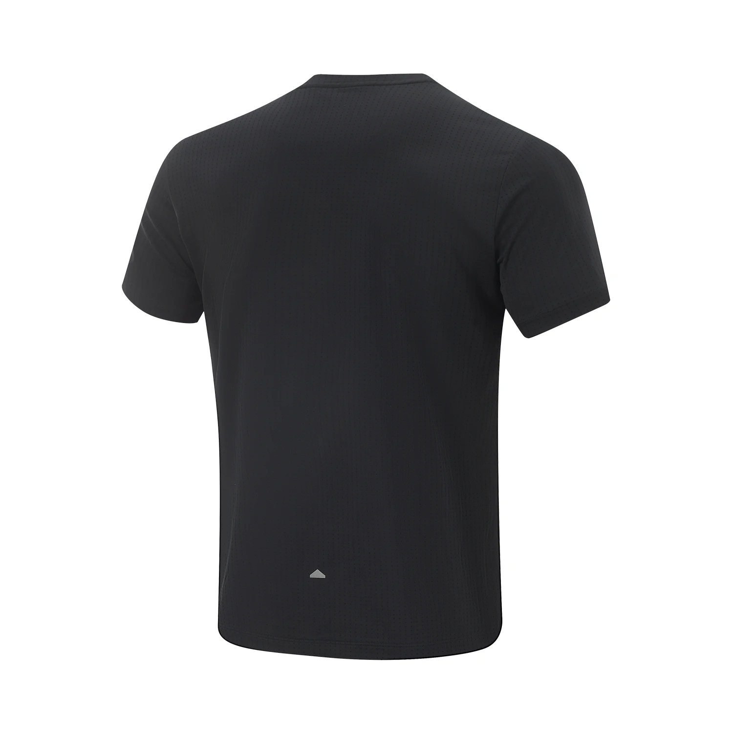 Li-Ning Camiseta deportiva para correr para hombre AT AIR, ajuste regular, poliéster, transpirable, reflectante, camisetas de manga corta ATSV471