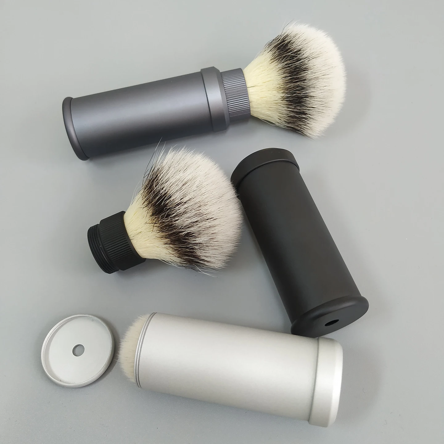 Brocha de Afeitar de Pelo Sintético Dscosmetic Travel CN6 para Hombre, para Afeitado en Húmedo