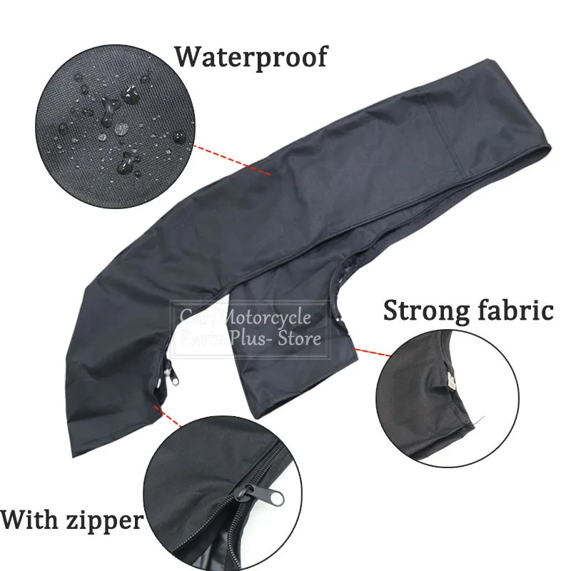 Cubierta superior para maletero Bimini de 4 arco, 600D, sin marco, cubierta para yate y barco con cremallera, Anti UV, impermeable, cubierta a prueba de polvo, accesorios marinos