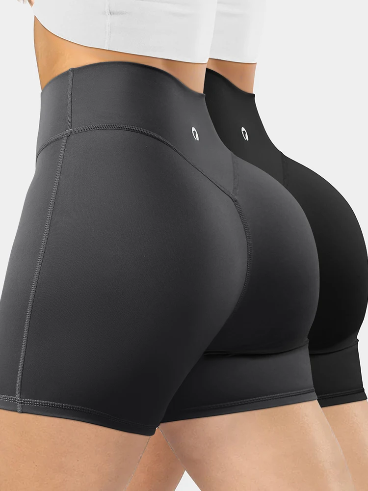 Shorts de Yoga Transpirables de Cintura Alta para Mujer, Leggings Elásticos para Correr, Ciclismo, Gimnasio y Deportes
