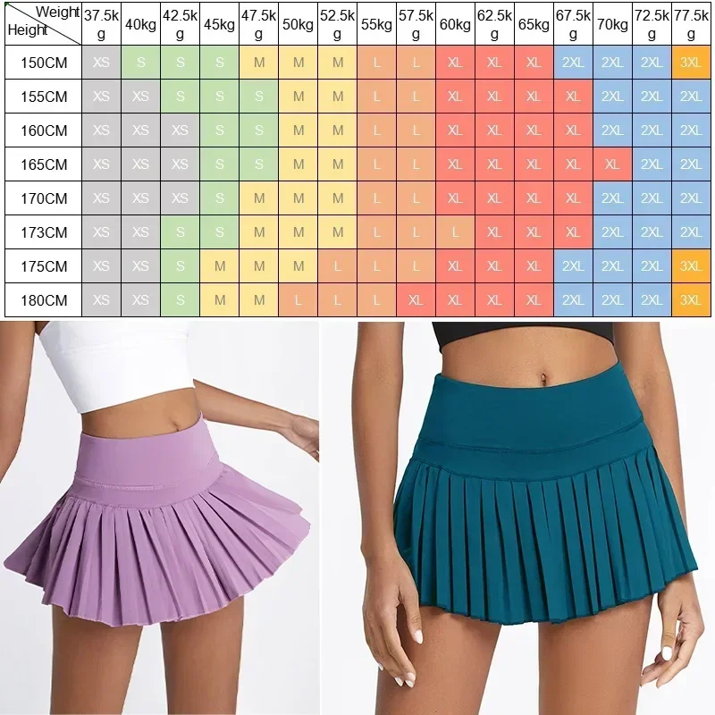 Faldas de tenis seguras Cloud Hide XS-XXL para gimnasio, Golf, correr, falda pantalón plisada, pantalones cortos deportivos SEXY para mujer, falda pantalón de cintura alta con bolsillo