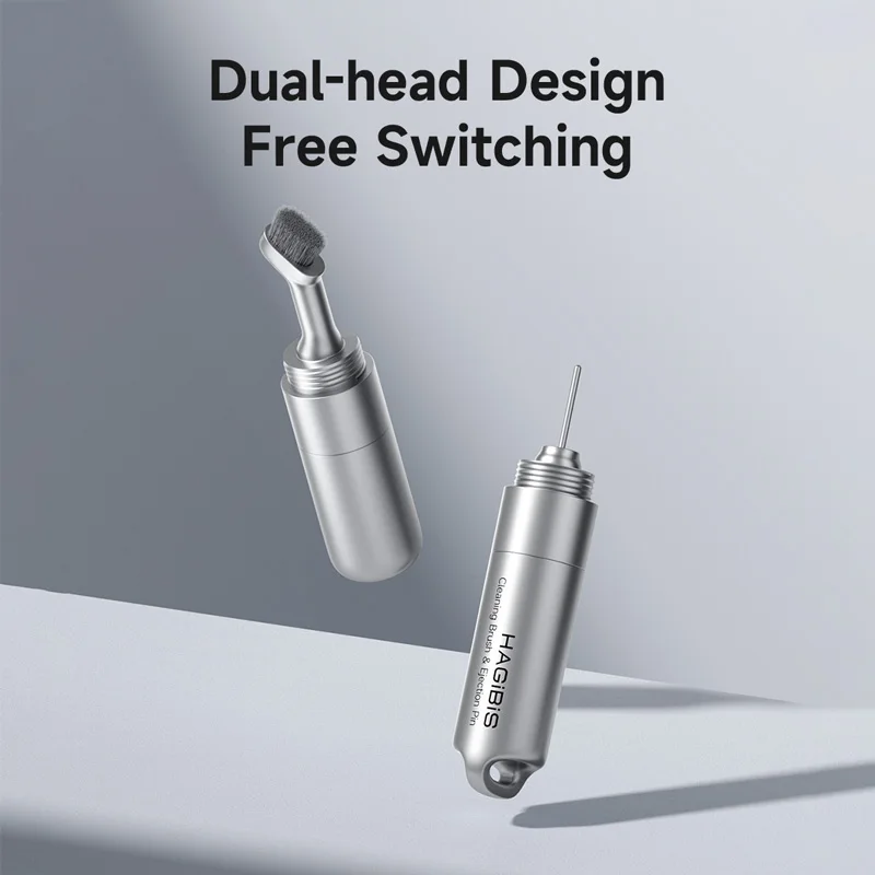 Hagibis-Herramienta de extracción de bandeja de tarjeta SIM, Pin de expulsión, cepillo de limpieza de auriculares, herramientas de reinicio, abridor de agujas, Kit de lápiz limpiador para iPhone Airpods