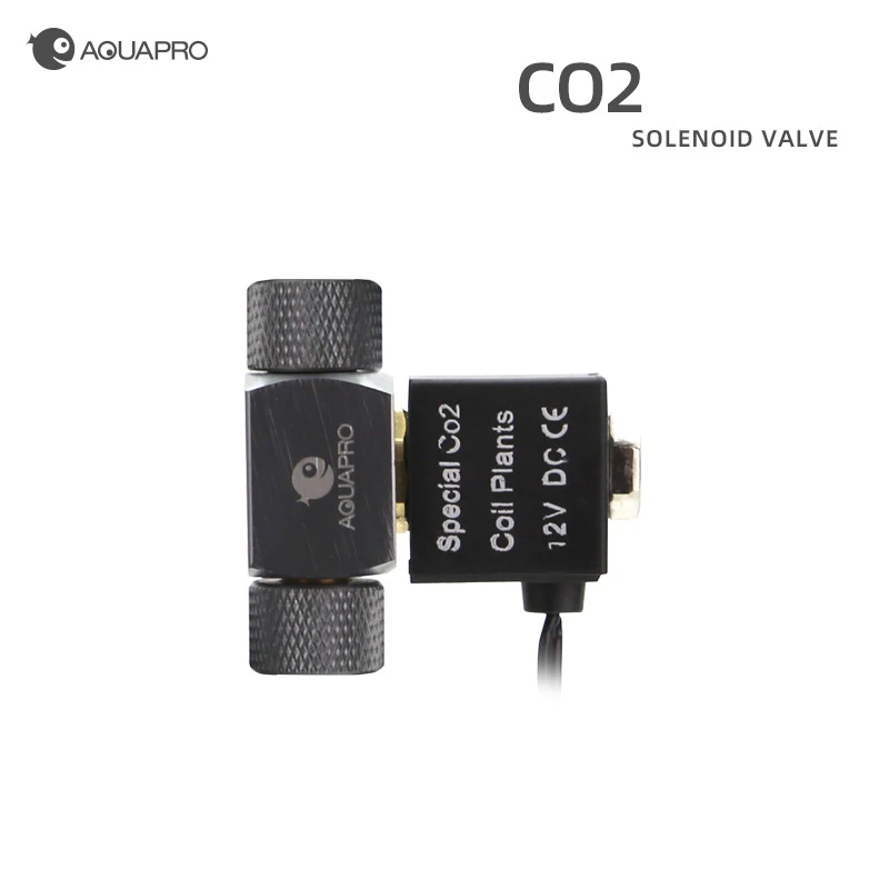 Válvula Solenoide de CO2 AQUAPRO, regulador de presión de 12V, interruptor de calibre para plantas acuáticas, accesorios para acuario, equipo de cilindro para tanques de peces