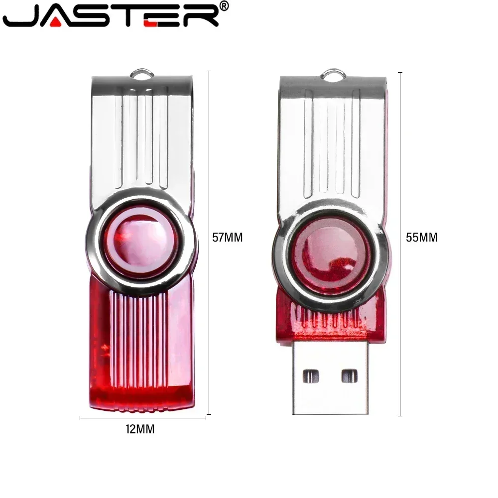 JASTER Pen Drive de plástico negro 16GB Capacidad de alta velocidad U Disk 8GB Blanco 4GB USB Flash Drive 64GB Memory Stick impermeable 32GB