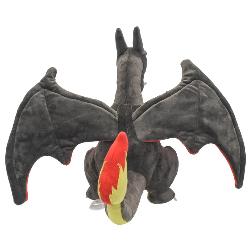Juguete de peluche Charizard brillante, muñeco de peluche de 9 ", dibujos animados coleccionables para niños y niñas, regalo, gris