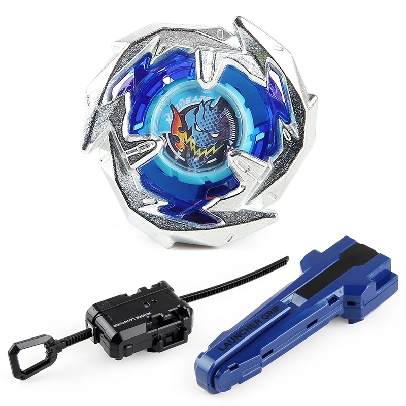 Bey X BX-01 DranSword 3-60F Giroscopio de batalla de metal de arranque con juego de regalo de juguete con agarre lanzador