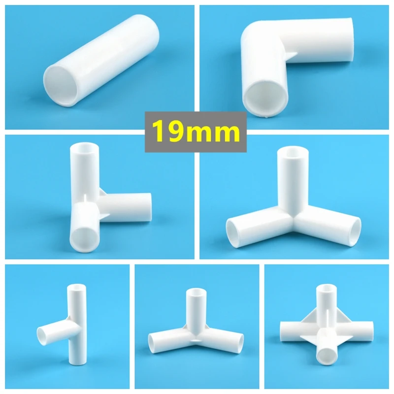 10-50 Uds ID 8mm 12mm 16mm 19mm accesorios de tubería accesorios de interfaz conectores de tubo DIY accesorios de pecera soporte de jardín
