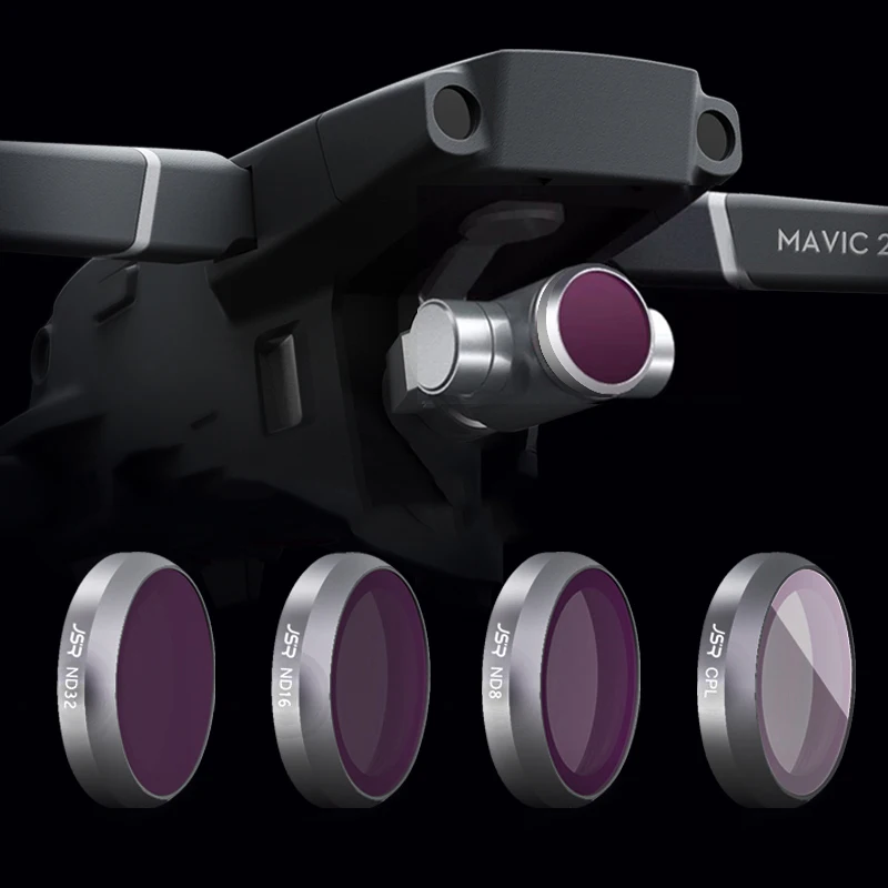 Kit de filtros ND ND4 ND8 ND16 ND32 para Dji Mavic 2 Zoom, accesorios para Drones