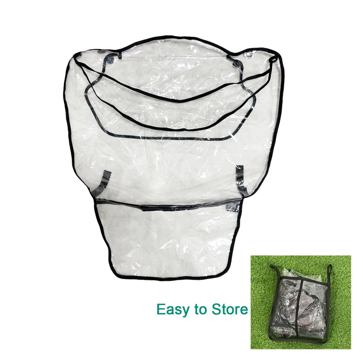 Cubierta de lluvia para cochecito para Babyzen YOYO/YOYO+/YOYO2 y Stokke YOYO3 - Protección meteorológica EVA transparente para lluvia, viento, nieve y polvo