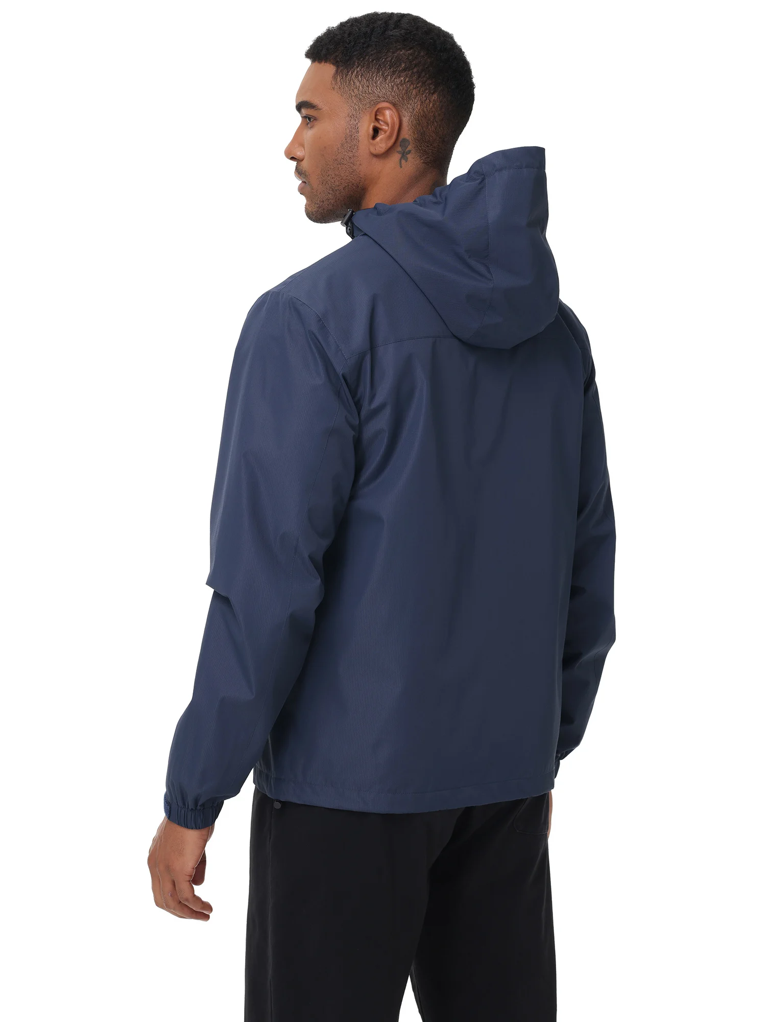 Rompevientos para hombre, chaqueta al aire libre, montañismo, viaje, impermeable, chaqueta con capucha, abrigo deportivo para correr, prendas de vestir finas
