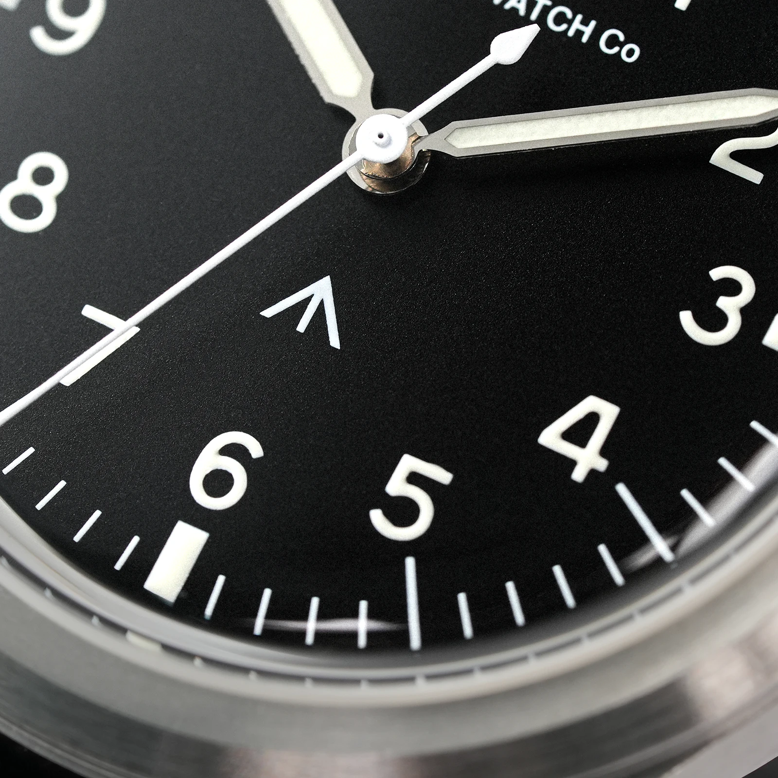 Reloj Militado ML14 de 36mm VH31 barrido segundo movimiento de cuarzo reloj cristal de zafiro superluminoso BGW9 C3 100m relojes impermeables