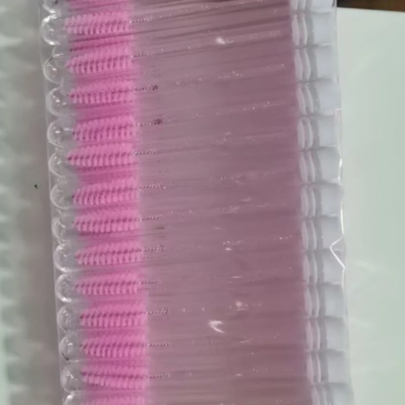 50 cepillos desechables para pestañas con tubo de extensión, varitas reutilizables para rímel y aplicadores de cejas