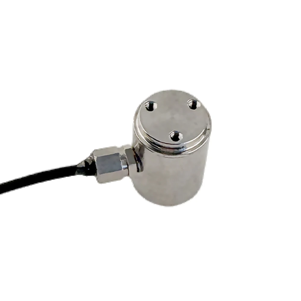 Mini Celda de Carga 0-50kg de Acero Inoxidable Tipo Columna, Sensor de Fuerza 2.0mV/V de Alta Precisión con Respuesta de 10kHz, Sensor de Presión Industrial