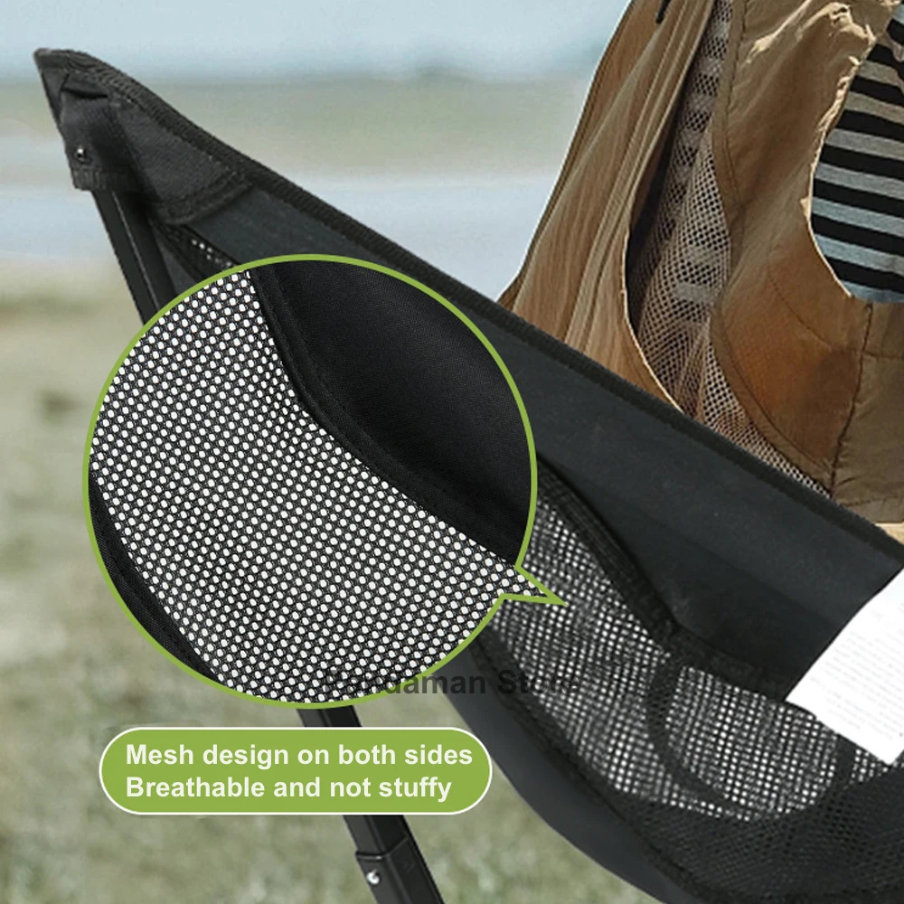Silla Portátil Giratoria de 360 Grados, Silla Plegable Compacta para Camping, Apertura Rápida en 5 Segundos