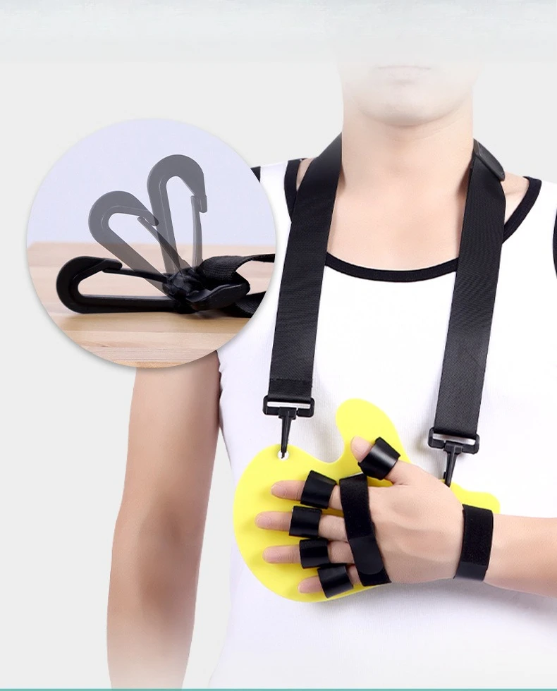 Tabla Correctora de Dedos, Separador de Cinco Dedos, Corrector de Extensión, Soporte de Férula para Mano, Rehabilitación de Ictus y Hemiplejia
