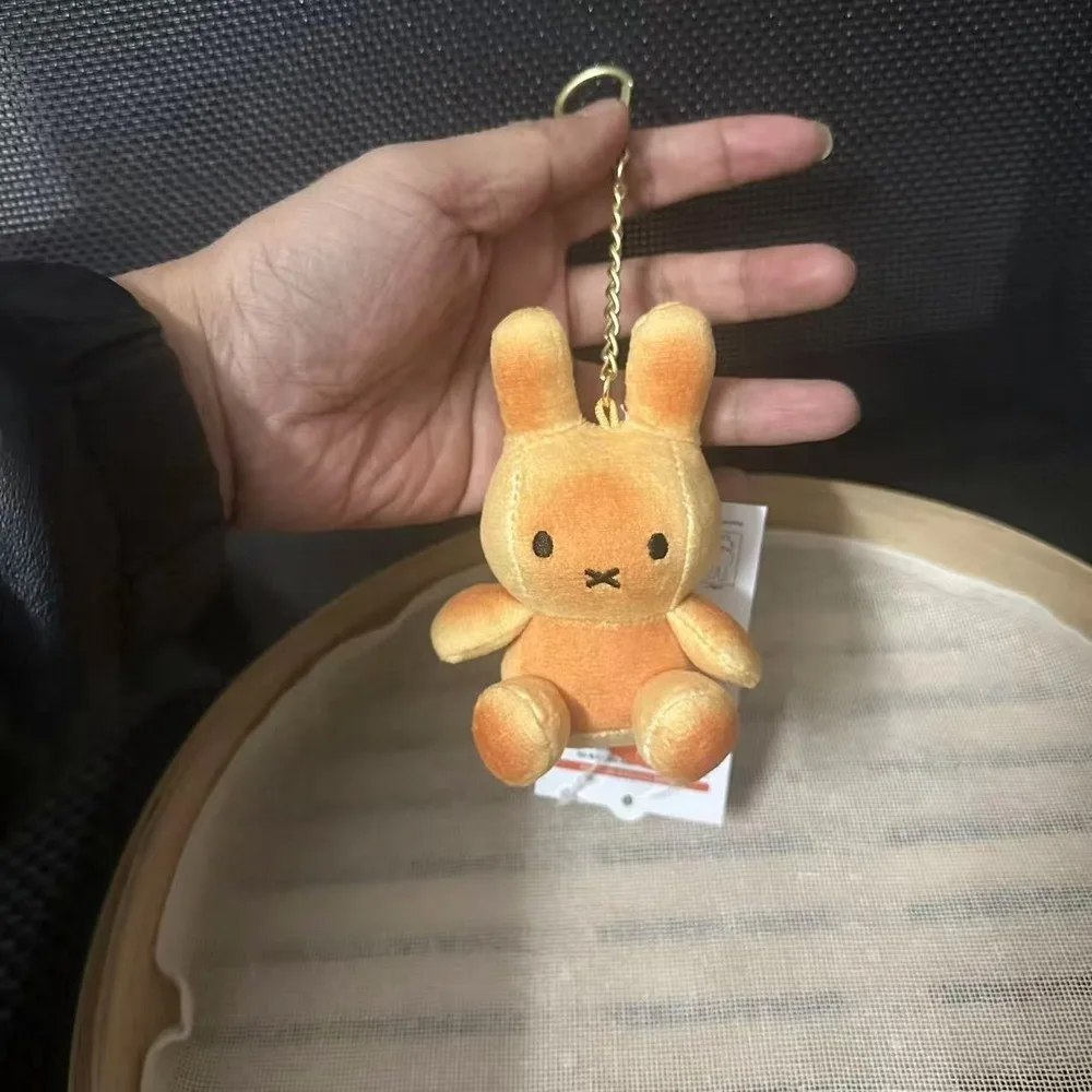 Llavero Decorativo con Colgante de Cabeza de Conejo Miffy Kawaii, Accesorio para Mochila, Regalo, Juguete