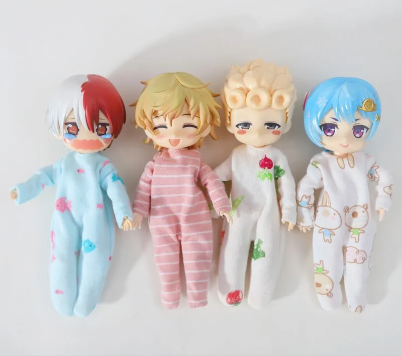 Ropa para muñecas OB11, pijamas suaves y encantadores con estampado para Ob11,Mollys,Obitsu 11,Gsc,Pd9,1/12 Bjd, accesorios de ropa para muñecas